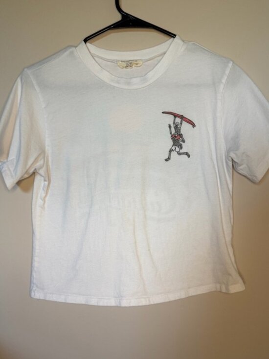 Tops - White Tee with Small